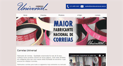 Desktop Screenshot of correiasuniversal.com.br